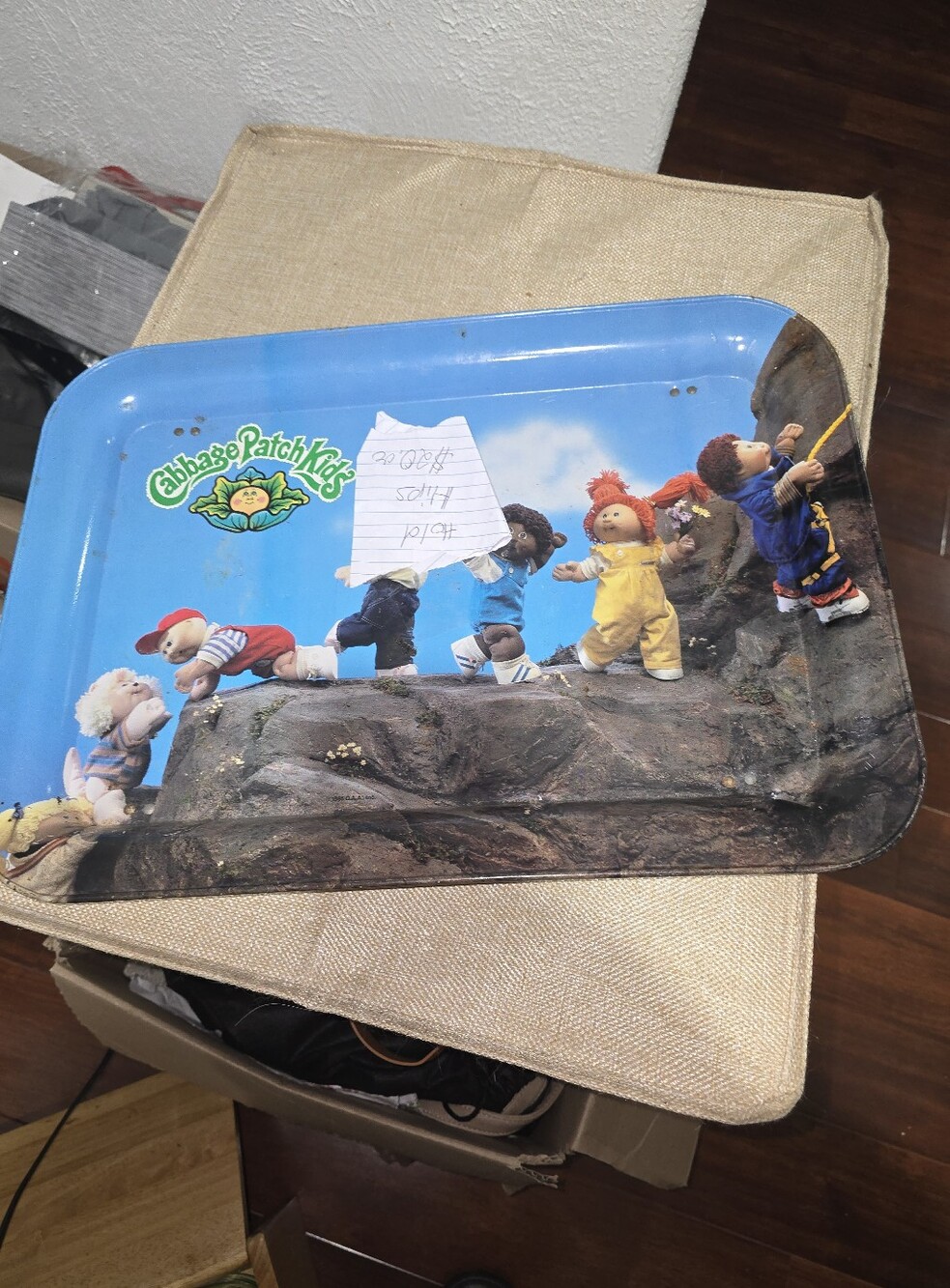 Cabbage Patch Dinner Tray Vintage